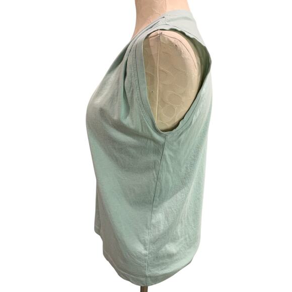 XS Loft Womens Mint Green Loose Fit Tshirt Scoop Neck Soft - Picture 4 of 8
